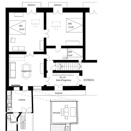 Casa Mongibello Sicilia, 100 Square Meters Riposto
